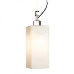 LIZ NEW wisząca szkło opalowe/chrom 230V E27 28W