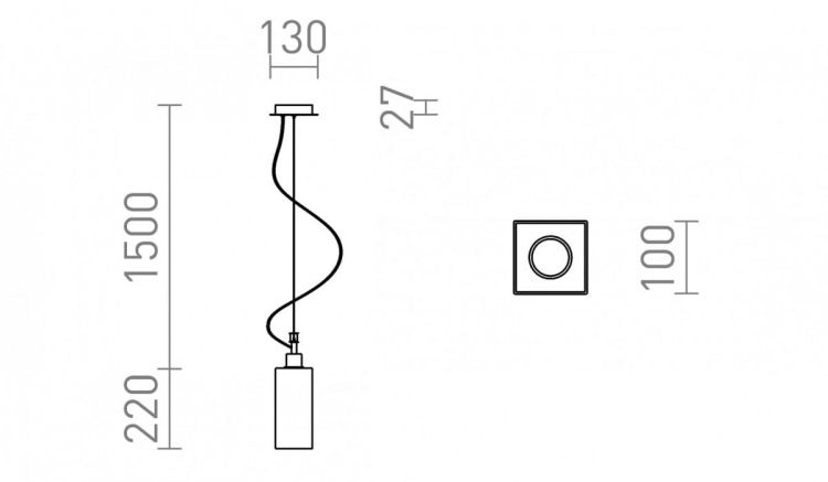 LIZ NEW wisząca szkło opalowe/chrom 230V E27 28W