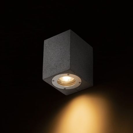 Przejdź do produktu KANE I ścienna beton/decor ciemny granit 230V LED GU10 5W IP65