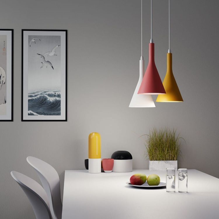 ELLA wisząca gipsowa 230V LED E27 15W