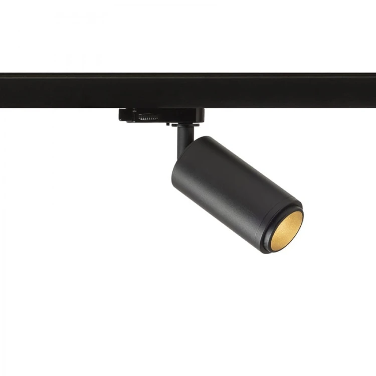 OPTIMUS do 3-faz. szyny czarna 230V LED GU10 9W 10 50°