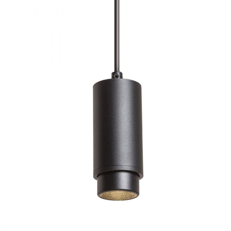 OPTIMUS wisząca czarna 230V LED GU10 9W 10 50°