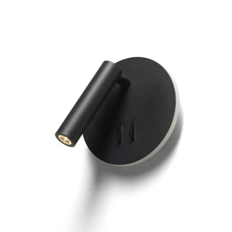 Przejdź do produktu THALIA ścienna czarna akryl satynowy 230V LED 6+3W 3000K