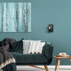 VOLTERA USB ścienna czarna 230V GU10 50W