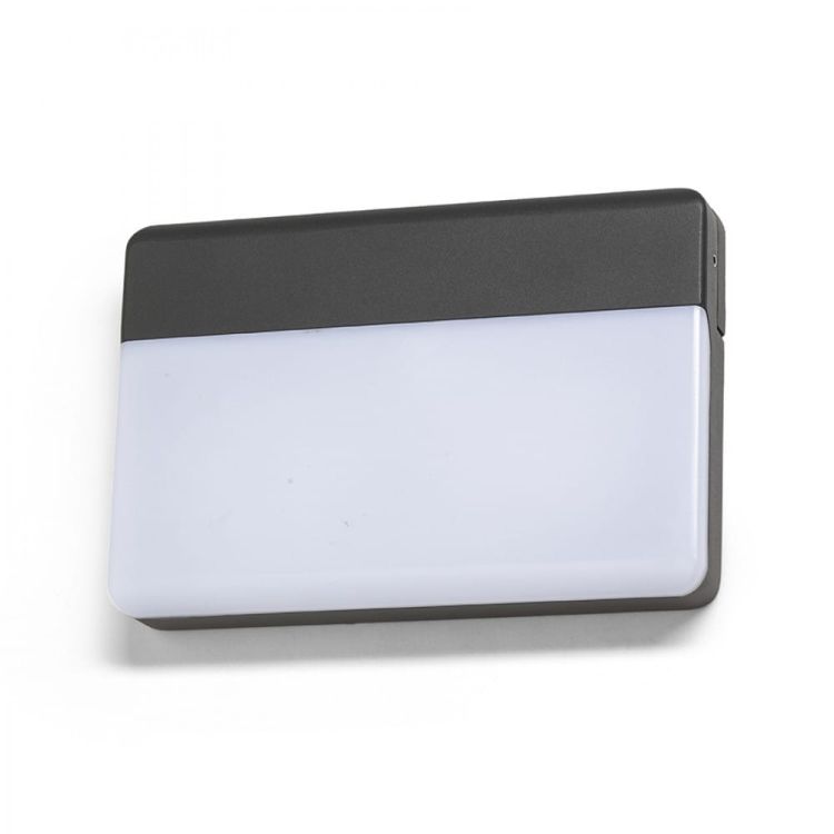 GAVIN ścienna antracyt akryl mleczny 230V LED 13W IP65 3000K