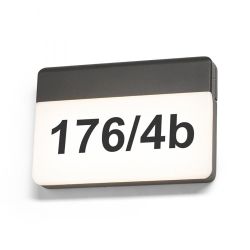 GAVIN ścienna antracyt akryl mleczny 230V LED 13W IP65 3000K