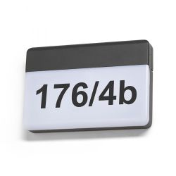 GAVIN ścienna antracyt akryl mleczny 230V LED 13W IP65 3000K