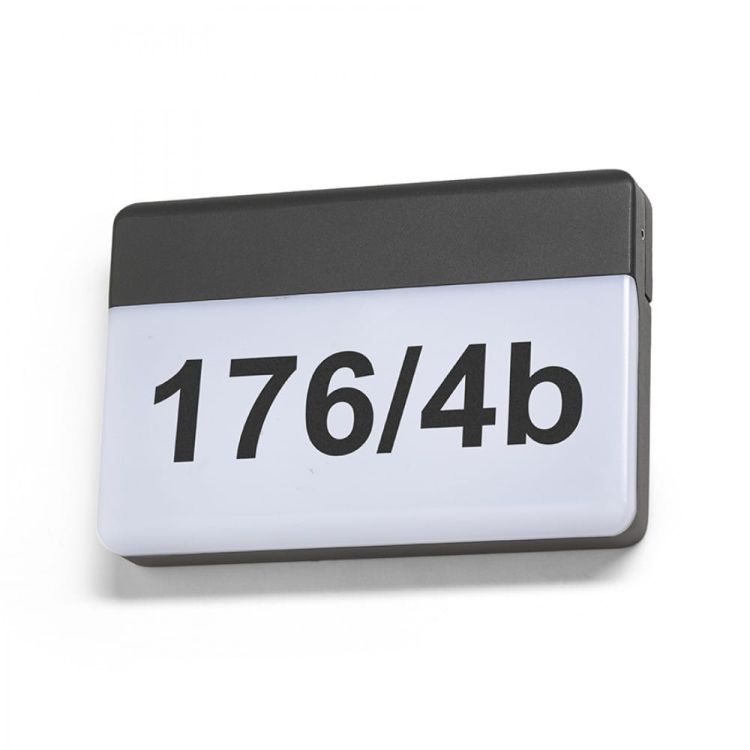 GAVIN ścienna antracyt akryl mleczny 230V LED 13W IP65 3000K