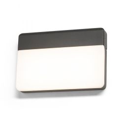 GAVIN ścienna antracyt akryl mleczny 230V LED 13W IP65 3000K
