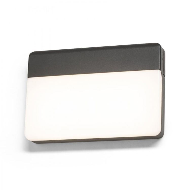 GAVIN ścienna antracyt akryl mleczny 230V LED 13W IP65 3000K