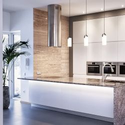 JULIETTA 31 wisząca  szkło opalowe/czarna 230V E27 20W