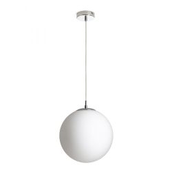 LUNA 30 wisząca  szkło opalowe/chrom 230V LED E27 15W