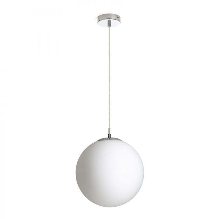 LUNA 30 wisząca  szkło opalowe/chrom 230V LED E27 15W