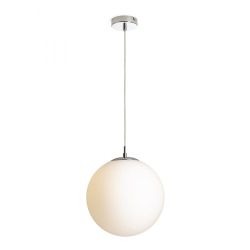 LUNA 30 wisząca  szkło opalowe/chrom 230V LED E27 15W