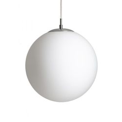 LUNA 30 wisząca  szkło opalowe/chrom 230V LED E27 15W