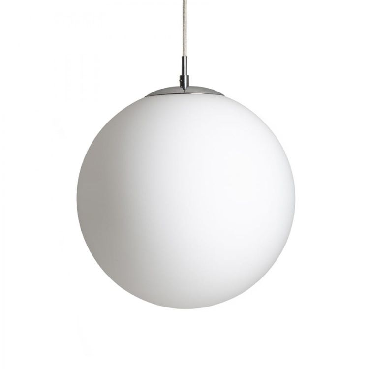 LUNA 30 wisząca  szkło opalowe/chrom 230V LED E27 15W