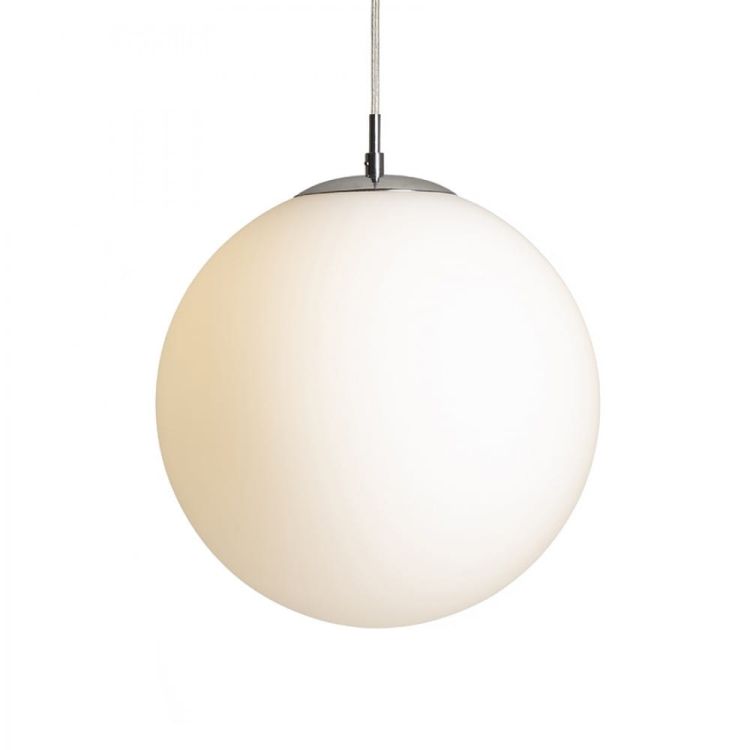 LUNA 30 wisząca  szkło opalowe/chrom 230V LED E27 15W