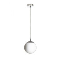 LUNA 20 wisząca  szkło opalowe/chrom 230V LED E27 15W