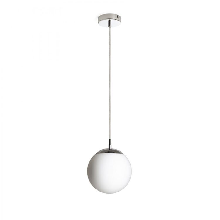 LUNA 20 wisząca  szkło opalowe/chrom 230V LED E27 15W