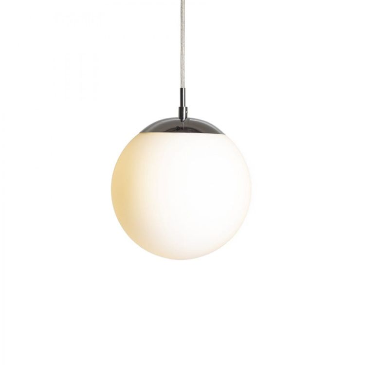 LUNA 20 wisząca  szkło opalowe/chrom 230V LED E27 15W