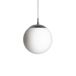 LUNA 20 wisząca  szkło opalowe/chrom 230V LED E27 15W