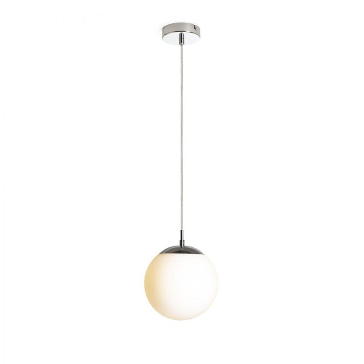 LUNA 20 wisząca  szkło opalowe/chrom 230V LED E27 15W