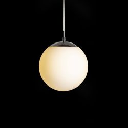 LUNA 20 wisząca  szkło opalowe/chrom 230V LED E27 15W