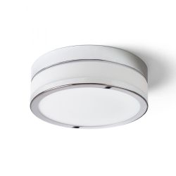 CIRA LED 23 sufitowa szkło opalowe/chrom 230V LED 12W IP44 3000K
