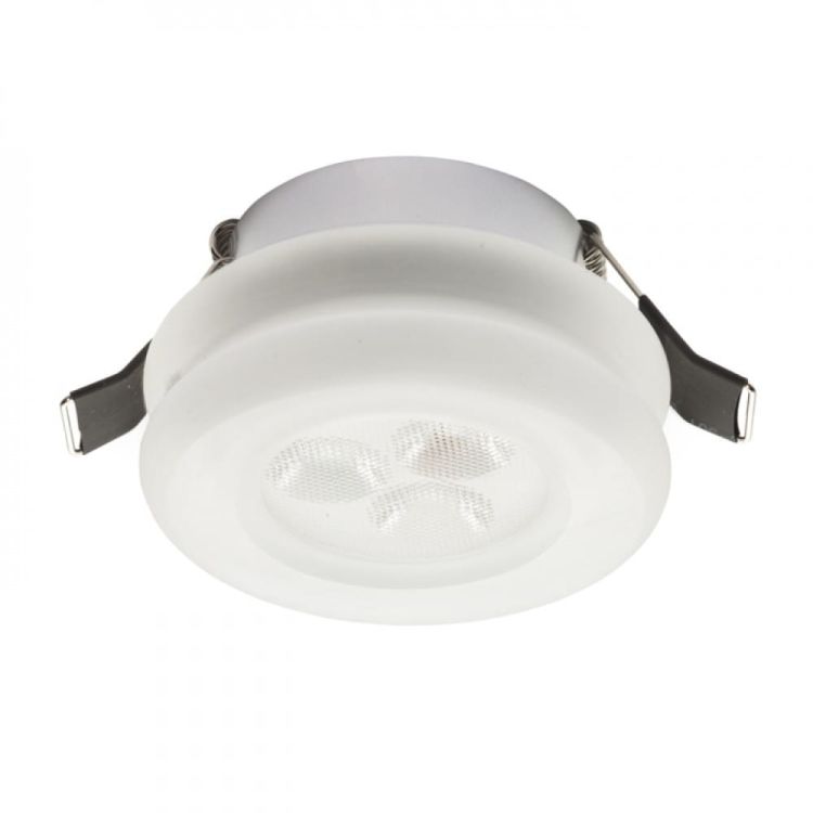 OSONA S okrągła wpuszczana akryl satynowy 230V/350mA LED 3x1W 4000K