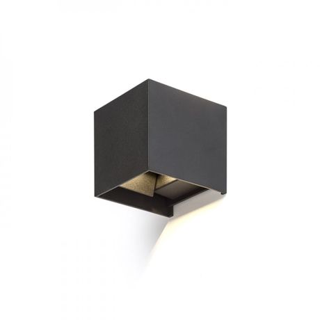 Przejdź do produktu TITO SQ DIMM ścienna czarna  230V LED 2x3W IP65  3000K