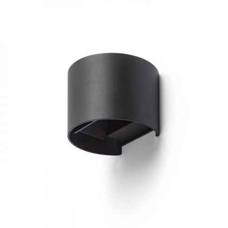 Przejdź do produktu TITO R DIMM ścienna czarna  230V LED 2x3W IP65  3000K