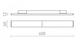 FLATLINE 60 do 3-faz. szyny biała 230V LED 20W 90° 3000K