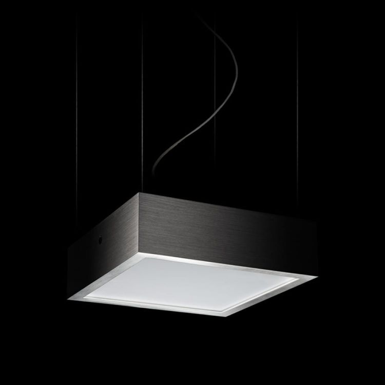 STRUCTURAL LED 20x20 wisząca  aluminium szczotkowane 230V LED 12W  3000K
