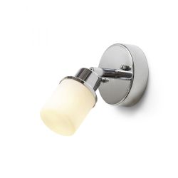 LINN I ścienna  szkło opalowe/chrom 230V G9 LED 3W IP44