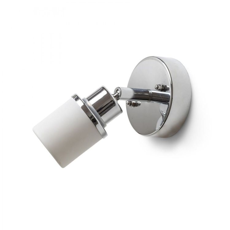 LINN I ścienna  szkło opalowe/chrom 230V G9 LED 3W IP44