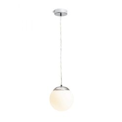 BOLLY 17 wisząca  szkło opalowe/chrom 230V LED E27 15W IP44