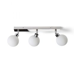 BOLLY III natynkowa  szkło opalowe/chrom 230V G9 LED 3x3W IP44