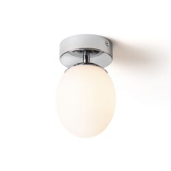 MERINGUE 11 sufitowa  szkło opalowe/chrom 230V LED G9 9W IP44