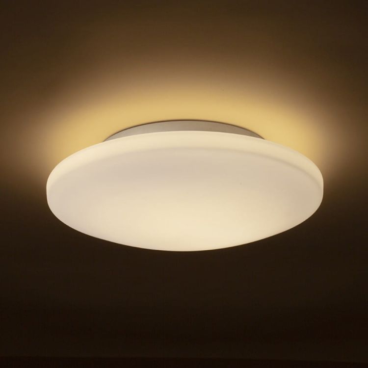 SARA LED 36 sufitowa  szkło opalowe/chrom 230V LED 24W IP44  3000K