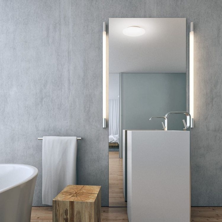 SARA LED 36 sufitowa  szkło opalowe/chrom 230V LED 24W IP44  3000K