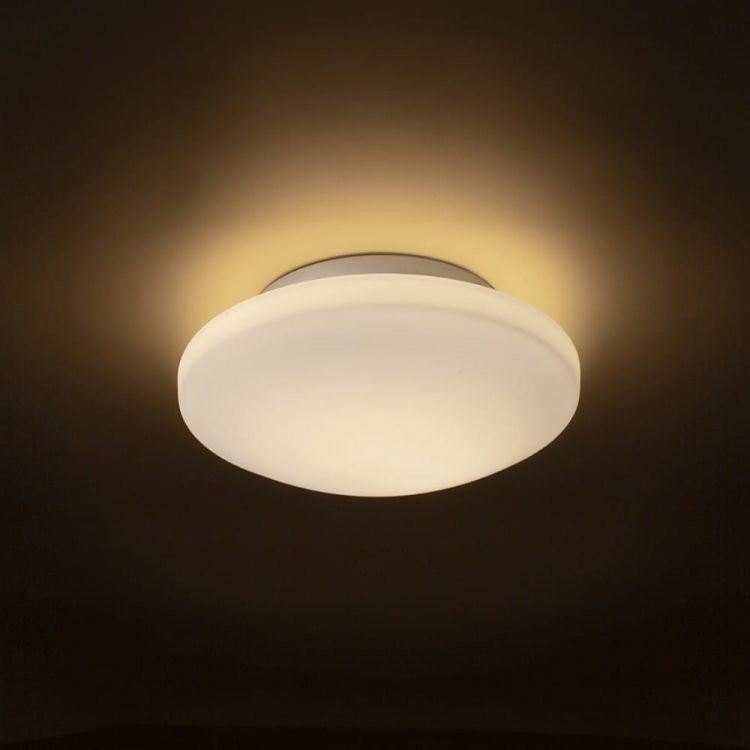 SARA LED 26 sufitowa  szkło opalowe/chrom 230V LED 12W IP44  3000K