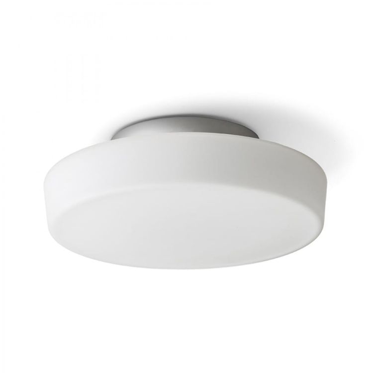 ZARA LED 26 sufitowa  szkło opalowe/chrom 230V LED 12W IP44  3000K