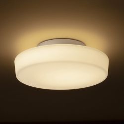 ZARA LED 26 sufitowa  szkło opalowe/chrom 230V LED 12W IP44  3000K