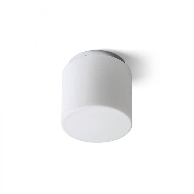 ARANA R 17 sufitowa szkło opalowe/chrom 230V E27 15W IP44