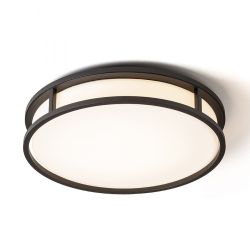 GRANDE LED 35 sufitowa  szkło opalowe/czarna 230V LED 24W IP44  3000K