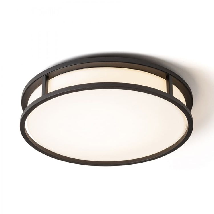 GRANDE LED 35 sufitowa  szkło opalowe/czarna 230V LED 24W IP44  3000K