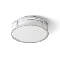 GRANDE LED 25 sufitowa  szkło opalowe/chrom 230V LED 12W IP44  3000K