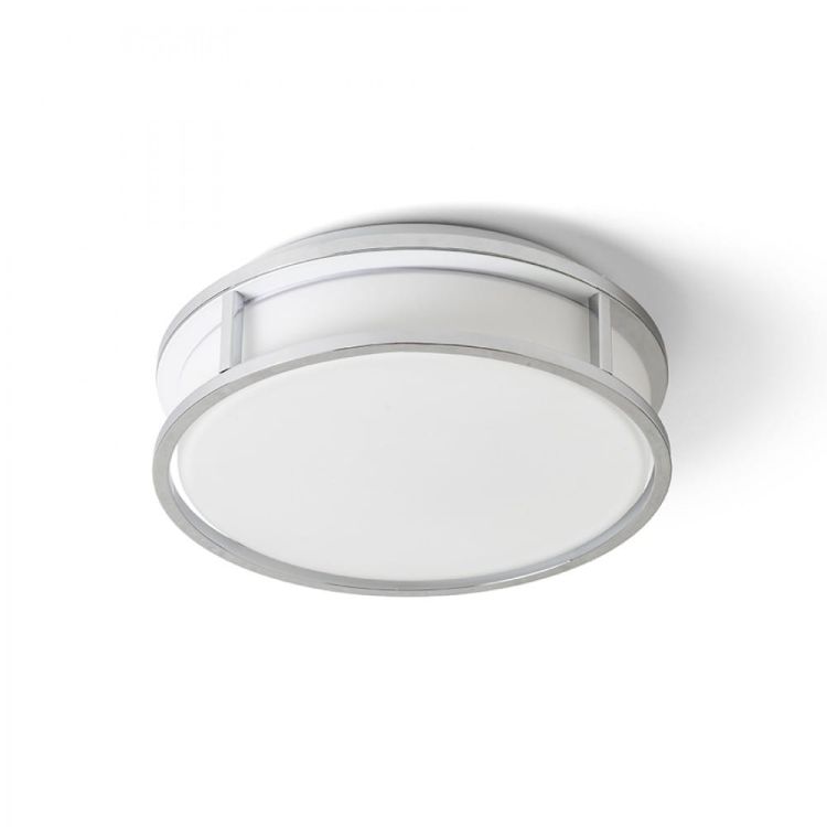 GRANDE LED 25 sufitowa  szkło opalowe/chrom 230V LED 12W IP44  3000K