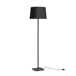 PERTH podłogowa czarna/czarna 230V E27 20W
