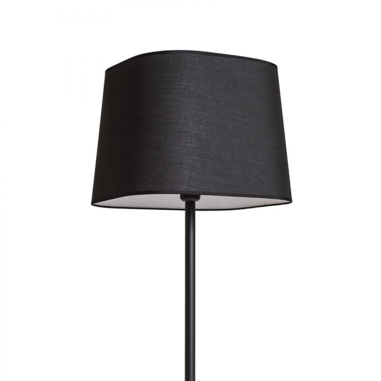 PERTH podłogowa czarna/czarna 230V E27 20W